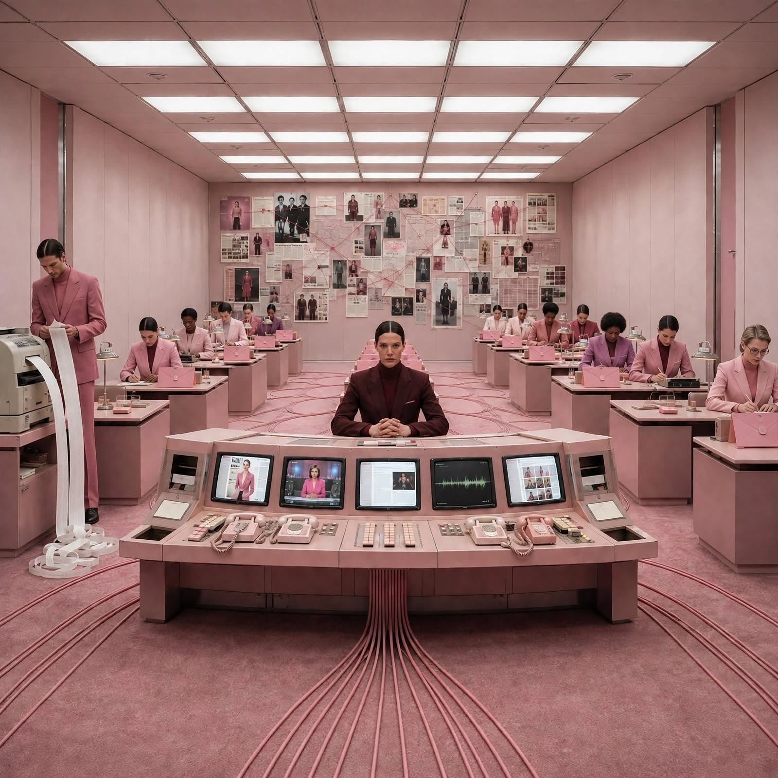 Sala editorial y de relaciones con medios de The Glado Method